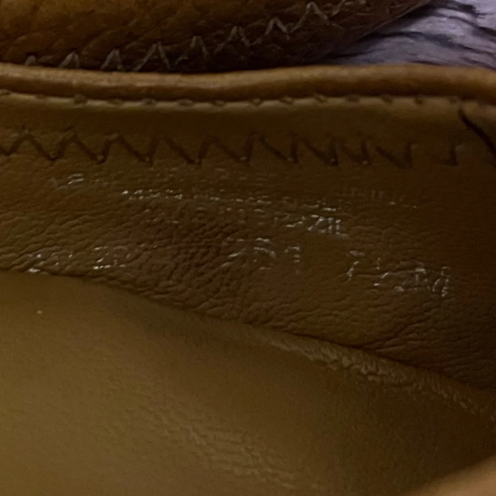 Tory Burch Reva Camel Classic Leather Slip-On Ballet Flats Women’s Size 7.5